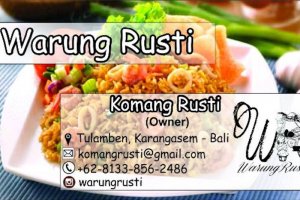 Warung Rusti Donde Comer en Tulamben
